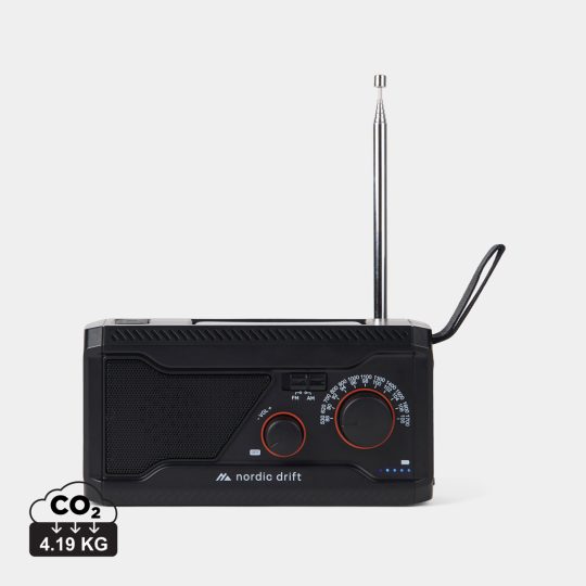 Radio multifuncional Nordic Drift Titan IPX4 de 4000 mAh
