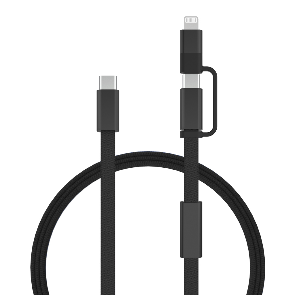 Cable de carga rápida 2 en 1 Arc RCS de 60W y 120 cm - Imagen 2
