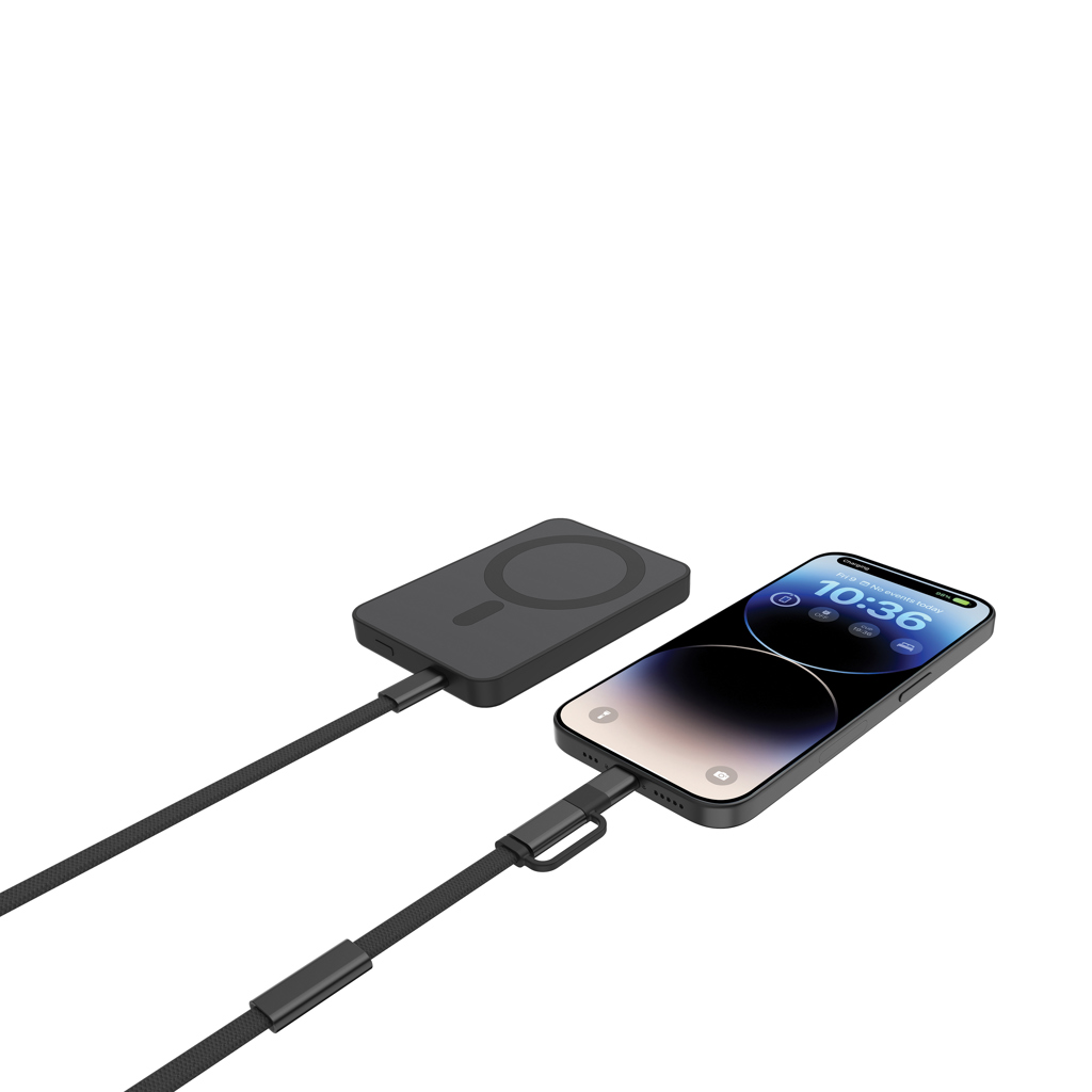 Cable de carga rápida 2 en 1 Arc RCS de 60W y 120 cm - Imagen 3