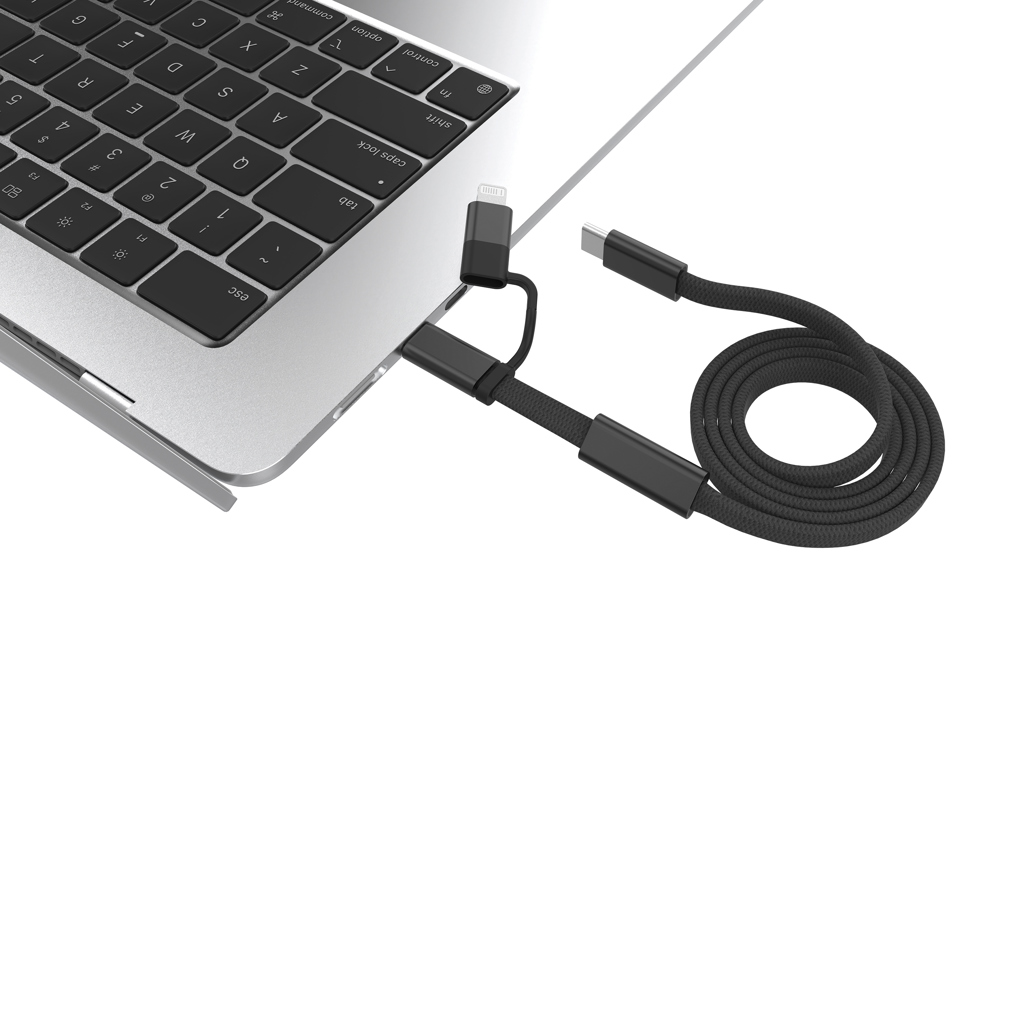 Cable de carga rápida 2 en 1 Arc RCS de 60W y 120 cm - Imagen 4