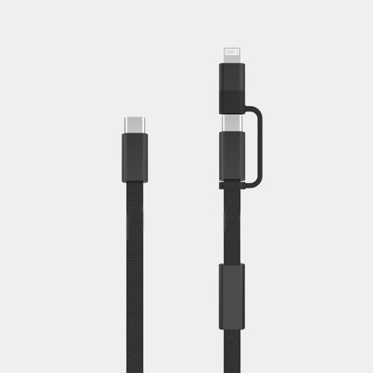 Cable de carga rápida 2 en 1 Arc RCS de 60W y 120 cm