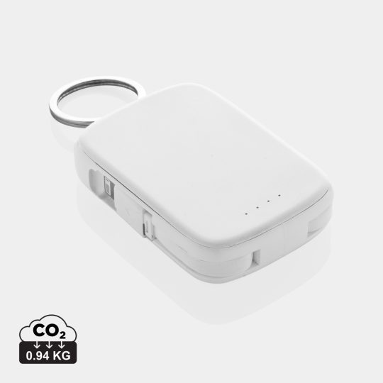 Llavero Nexo y batería externa 2000 mAh con cables RCS
