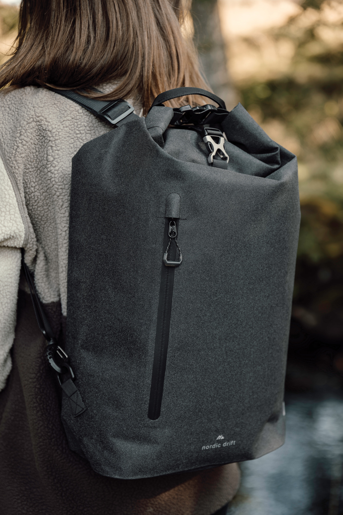 Bolsa impermeable bicicleta Nordic Drift Trail RCS de 25L - Imagen 5