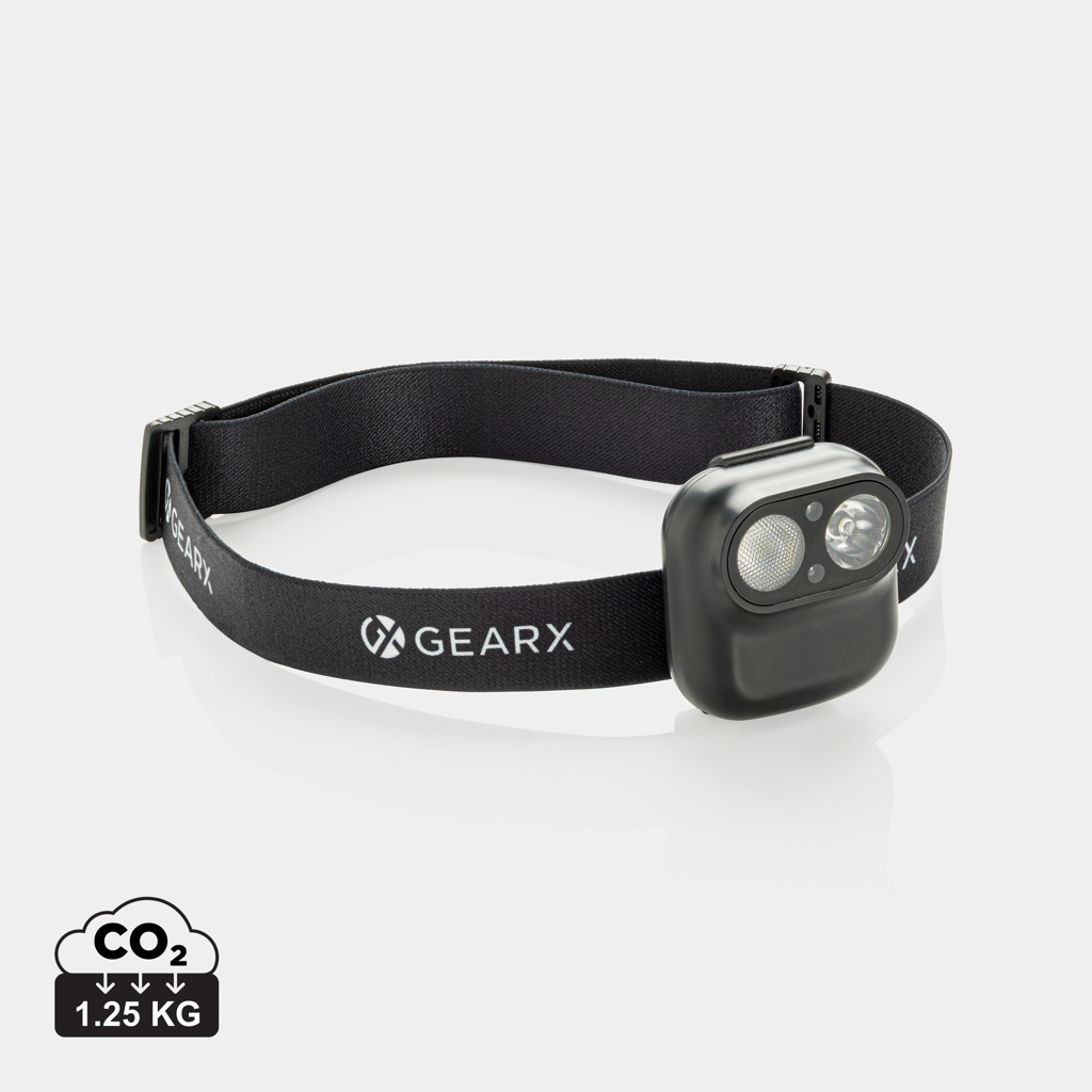 Linterna frontal Gear X RCS rPlastic con sensor movimiento