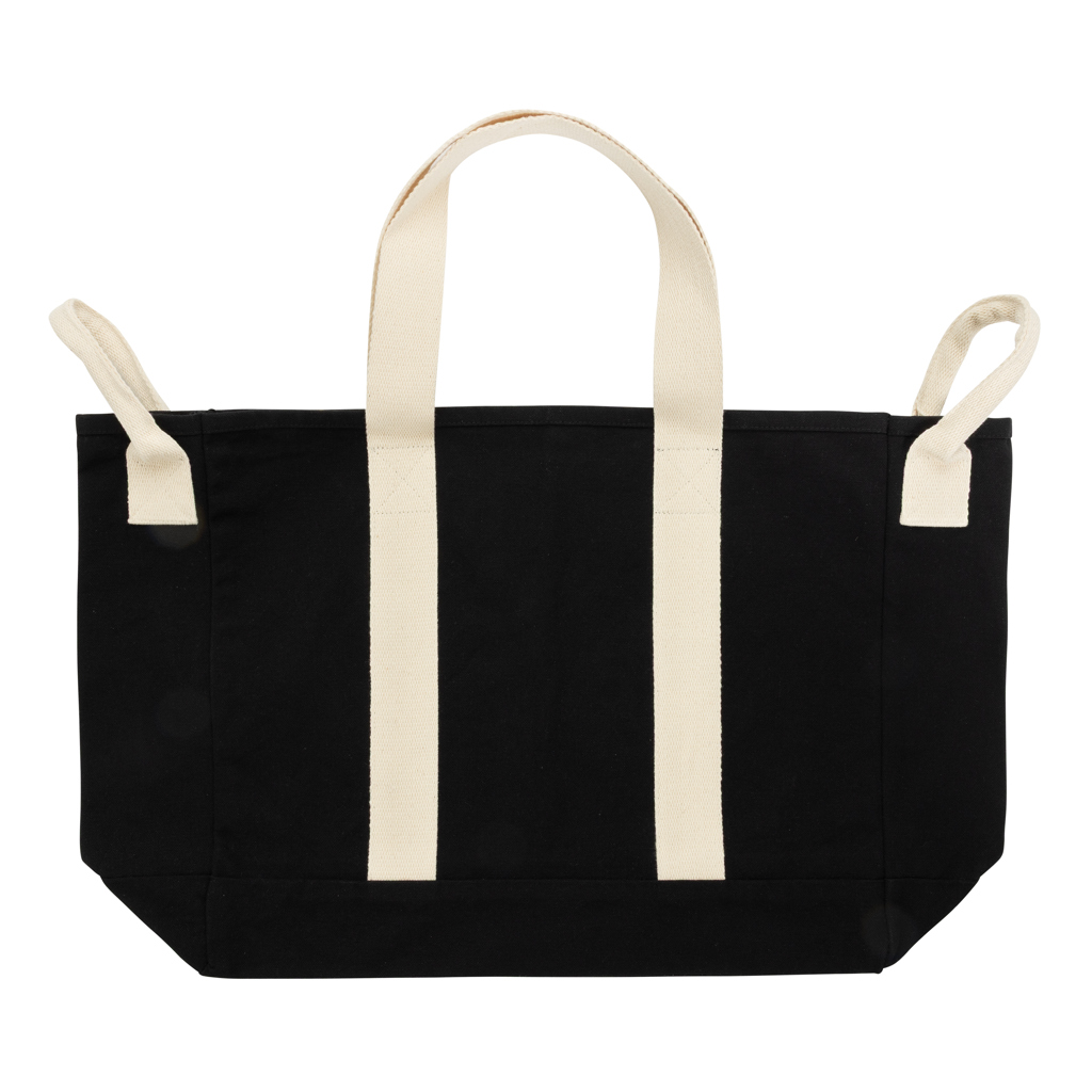 Bolsa playa BEAU AWARE™ lona reciclada 400 g/m² asa lateral - Imagen 2