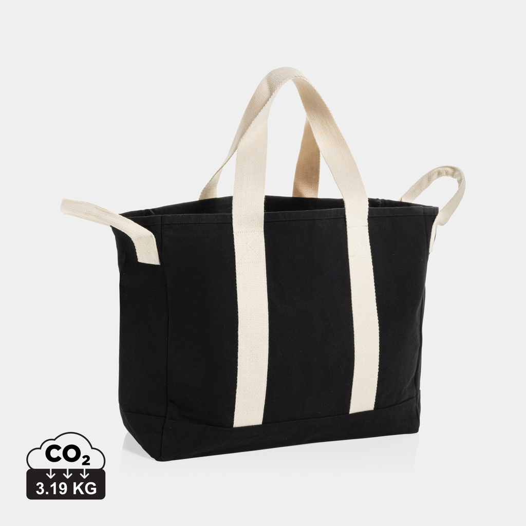 Bolsa playa BEAU AWARE™ lona reciclada 400 g/m² asa lateral