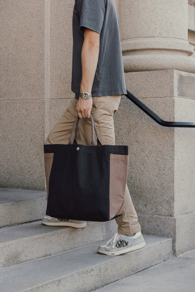 Bolsa de compra BEAU AWARE™ de lona reciclada 400 g/m² - Imagen 4