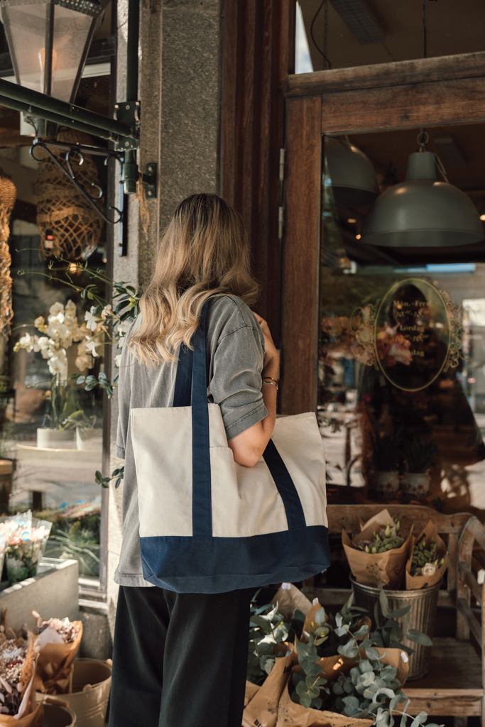 Bolsa de compra BEAU AWARE™ de lona reciclada 400 g/m² - Imagen 4