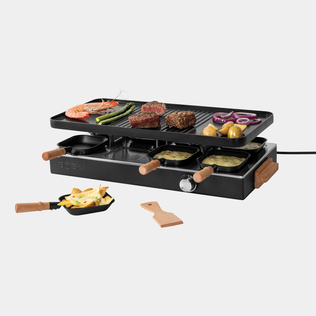 Raclette Gourmet Party para 8 personas BOSKA (UE tipo F)