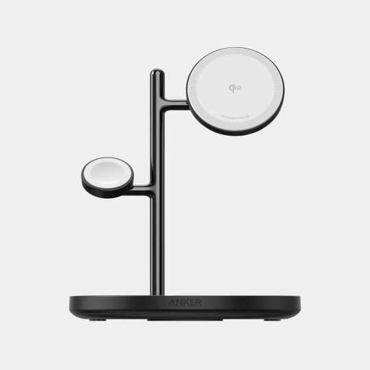 Soporte de carga inalámbrica Anker MagGo (soporte 3 en 1)